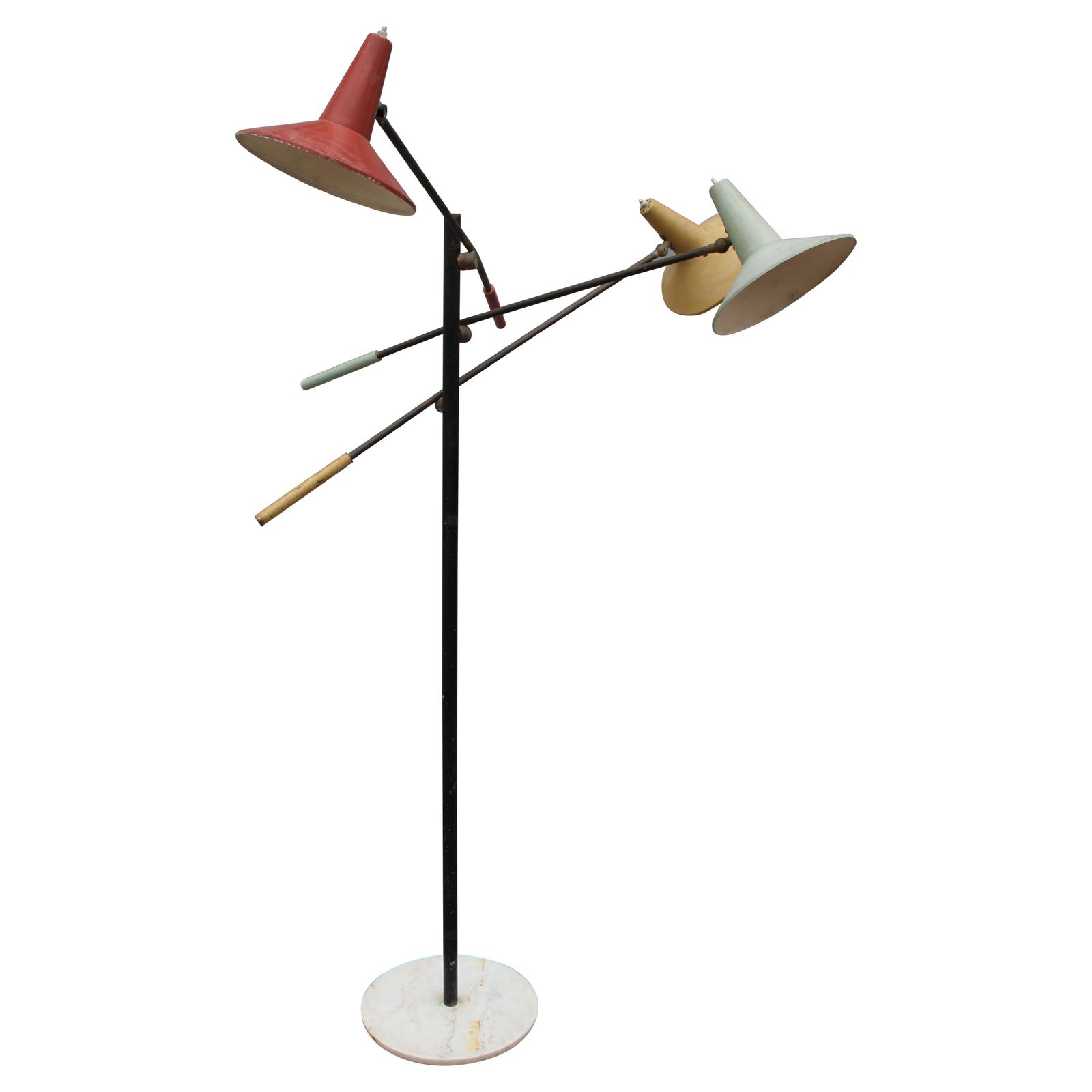 Stilnovo Bruo Gatta Floor Lamp 1950s Directional Arms Rare Collector's Item