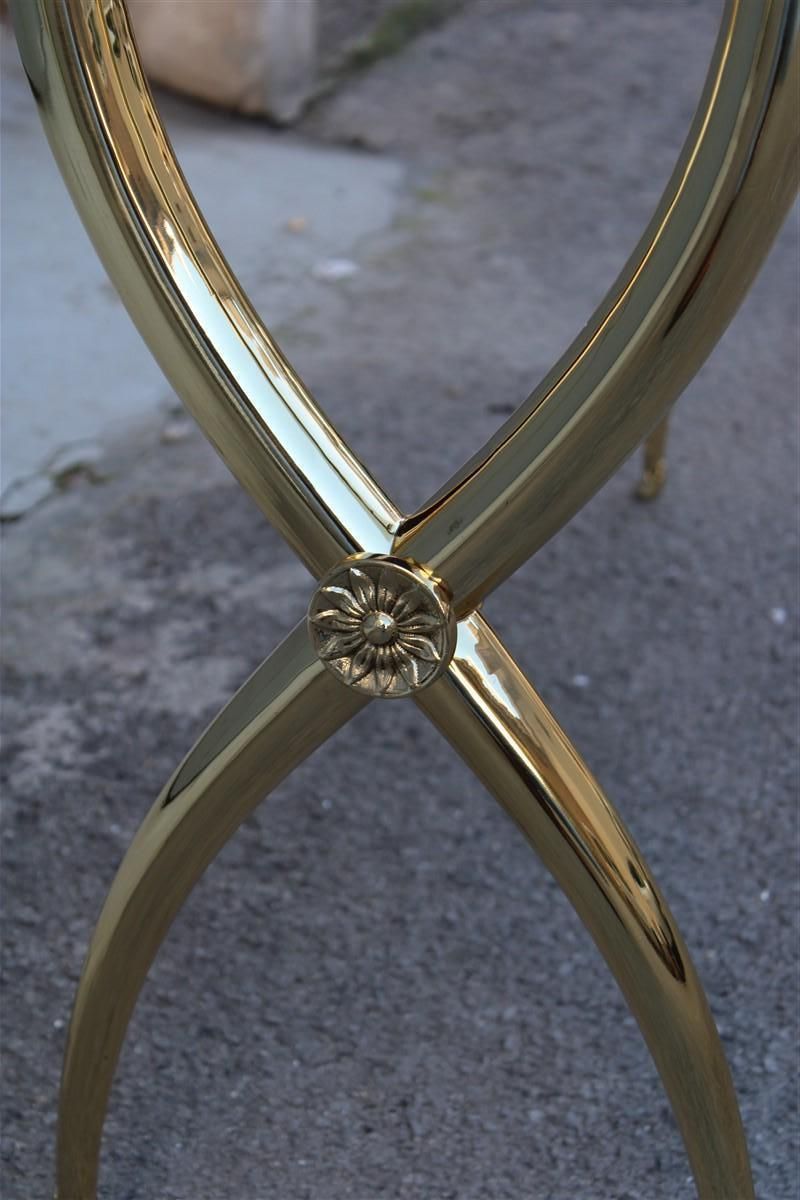 Console Neoclassical Style Paolo Buffa Design 1950 Italy Brass Marble Wood photo buy