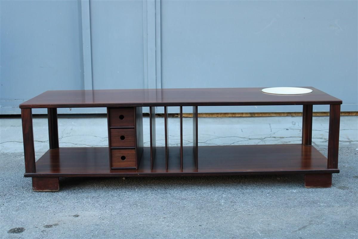 Mid Century Minimalist Design Low Tv Table In Rational  Design 1960s Teak photo furniture