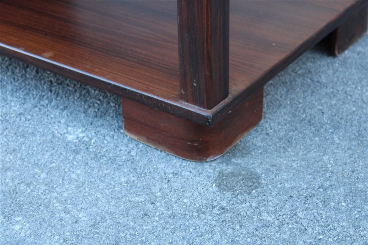 Mid Century Minimalist Design Low Tv Table In Rational  Design 1960s Teak photo vinterior