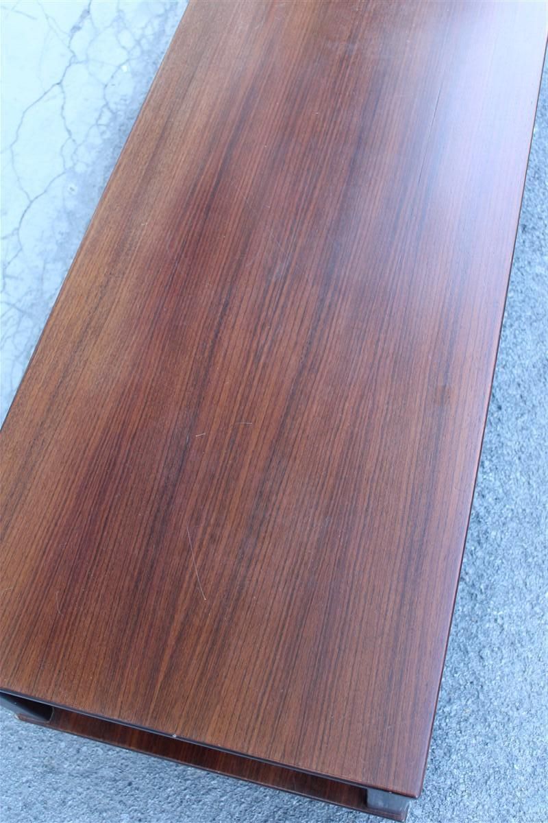 photo vinterior Mid Century Minimalist Design Low Tv Table In Rational  Design 1960s Teak