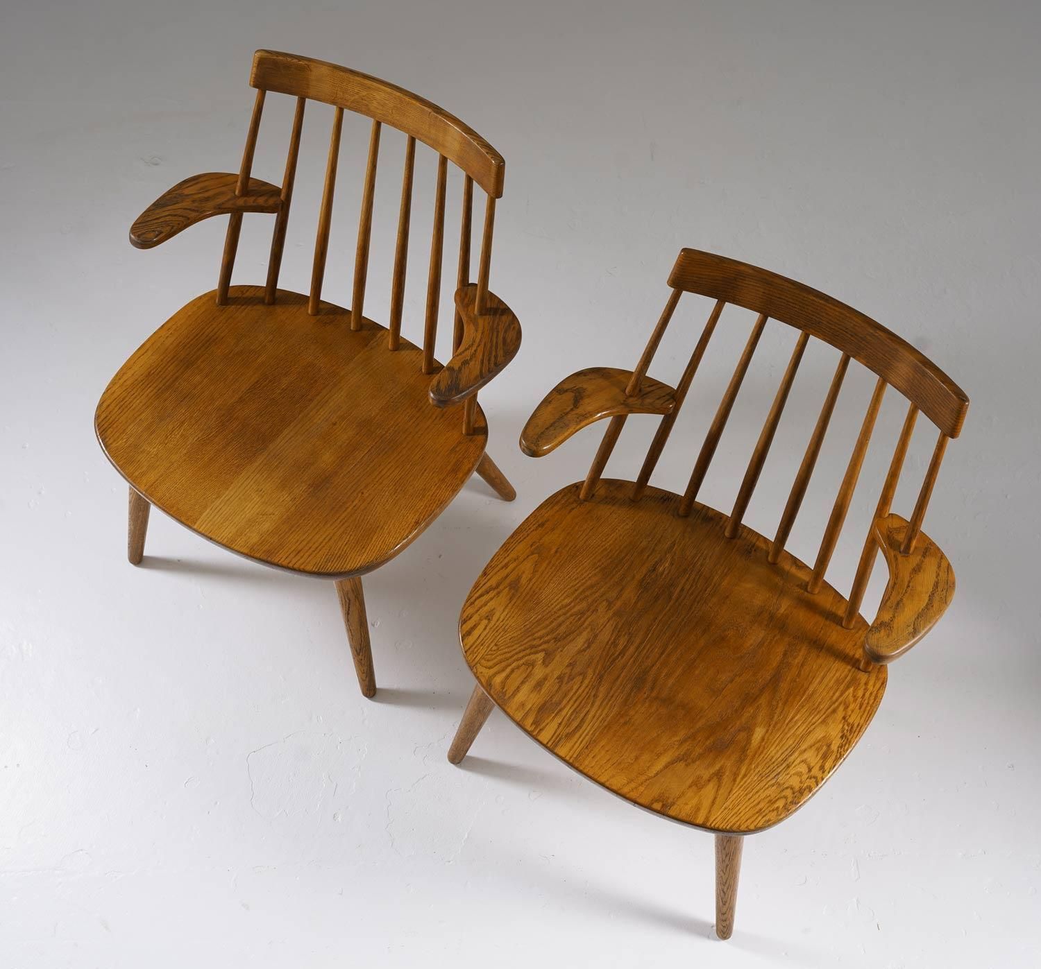 Scandinavian Midcentury Armchairs Model "Sibbo" By Yngve Ekström photo for sale