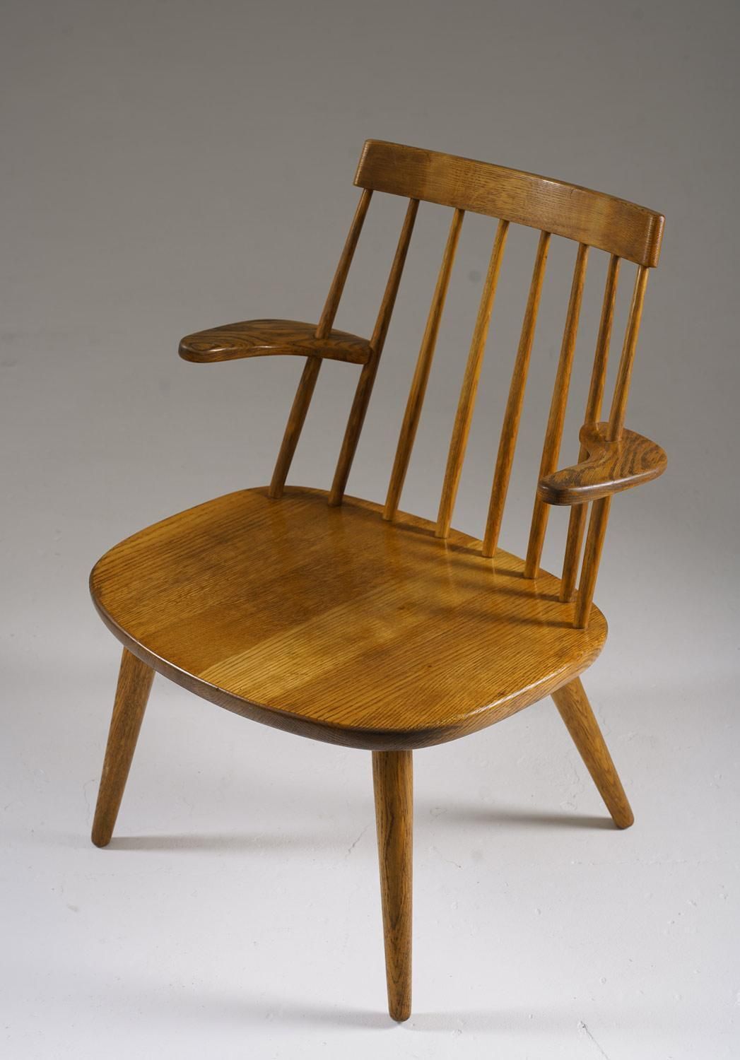 Scandinavian Midcentury Armchairs Model "Sibbo" By Yngve Ekström photo vintage