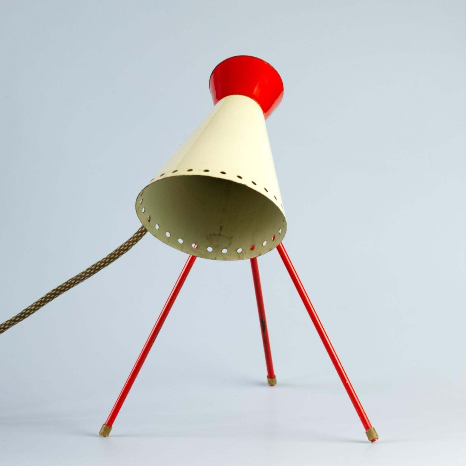 Mid Century Desk Lamp Model 1618 By Josef Hurka For Napako Czechoslovakia 1950s photo Lighting
