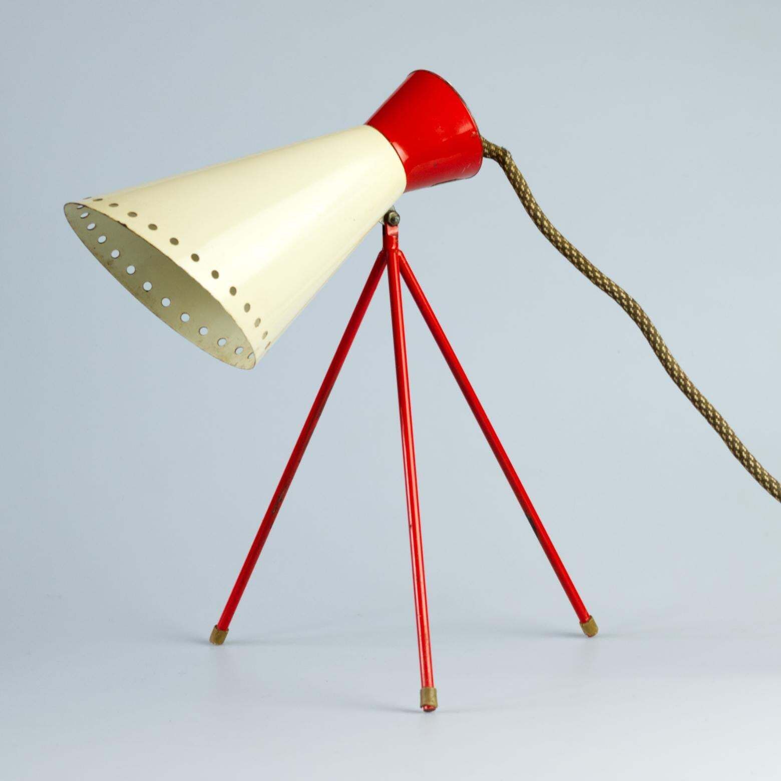 Mid Century Desk Lamp Model 1618 By Josef Hurka For Napako Czechoslovakia 1950s photo 337.0