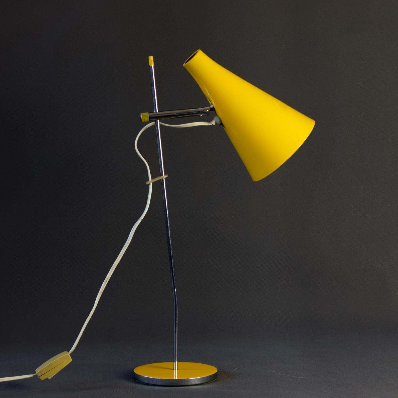Mid Century Table Lamp By Josef Hurka For Lidokov Czechoslovakia, 1960s photo Lighting