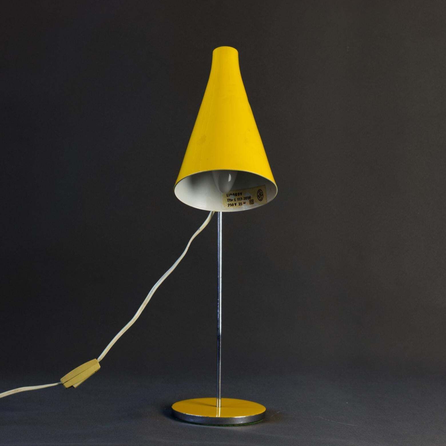 Mid Century Table Lamp By Josef Hurka For Lidokov Czechoslovakia, 1960s photo vinterior