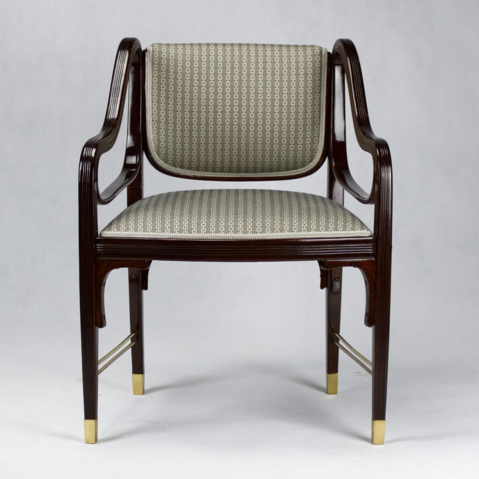 Jacob & Josef Kohn Vienna Art Nouveau Armchair No. 412 By Otto Wagner, 1904 photo furniture