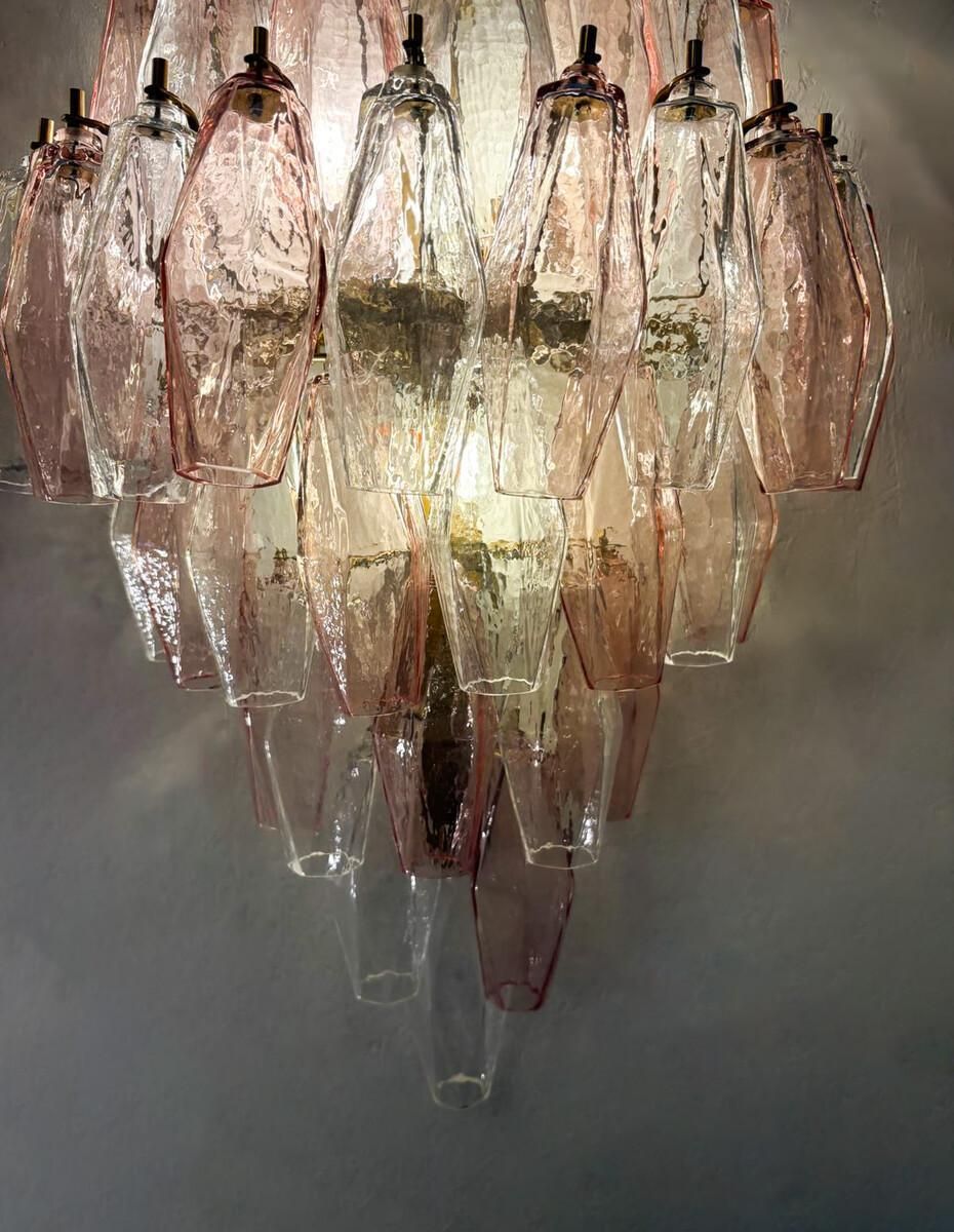 Pair Of Murano Glass "Poliedri" Wall Sconces By Carlo Scarpa For Venini, 1960s photo for sale