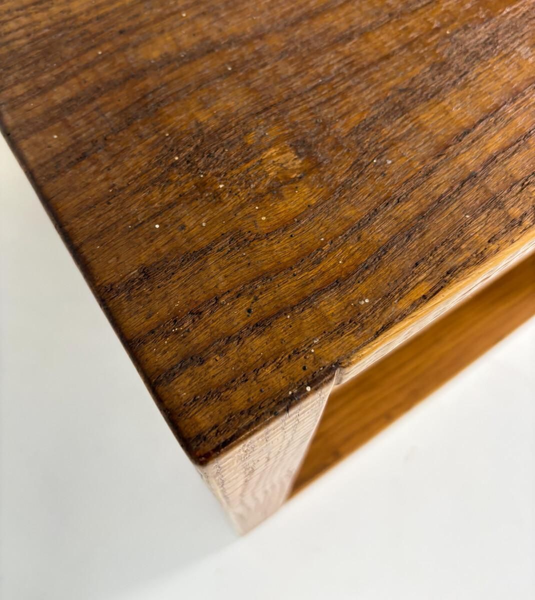 Wooden Side Table By Giuseppe Rivadossi For Officina Rivadossi, 1970s photo 1514.0