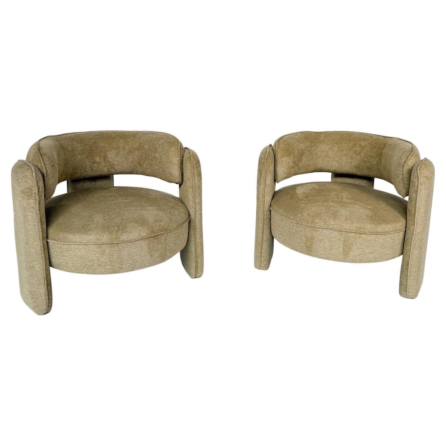 Contemporary Pair Of Armchairs, Italy