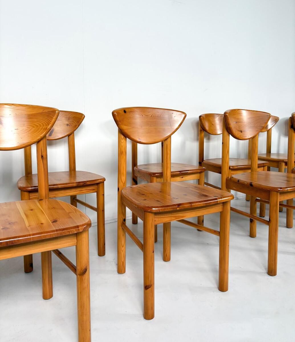 Mid Century Pine Dining Chairs By Rainer Daumiller, Denmark, 1970s photo buy