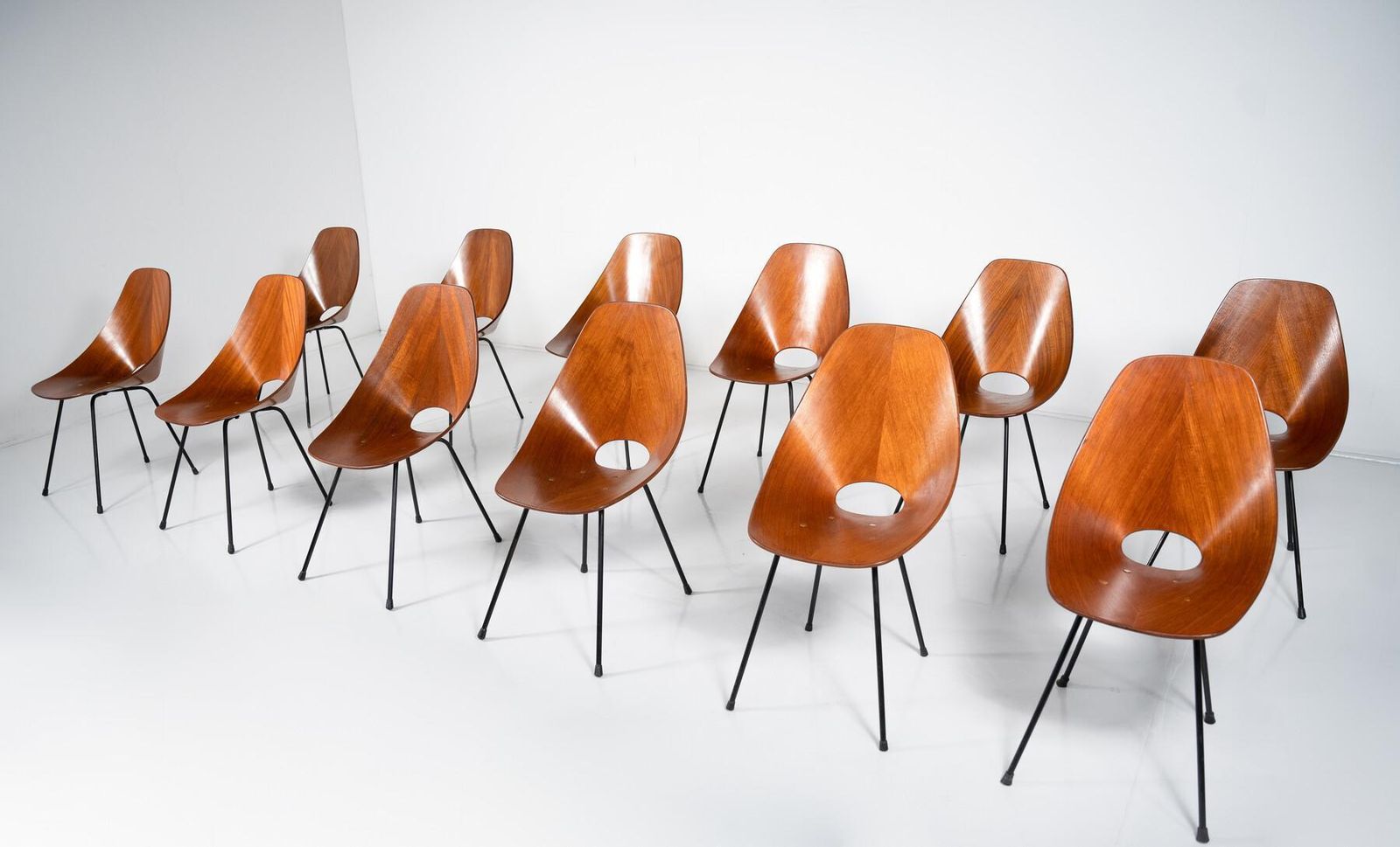 Vittorio Nobili "Medea" Dining Chairs, Italy 1955   Sold Per Piece photo Furniture