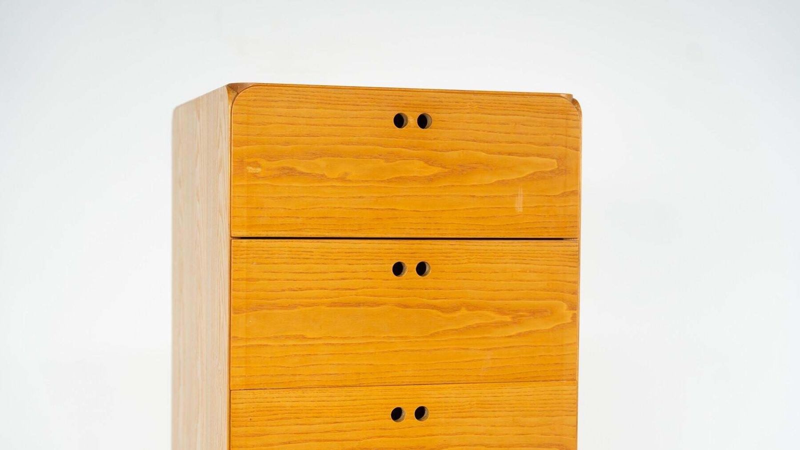 Mid Century Wooden High Chest Of Drawer By Derk Jan De Vries photo for sale