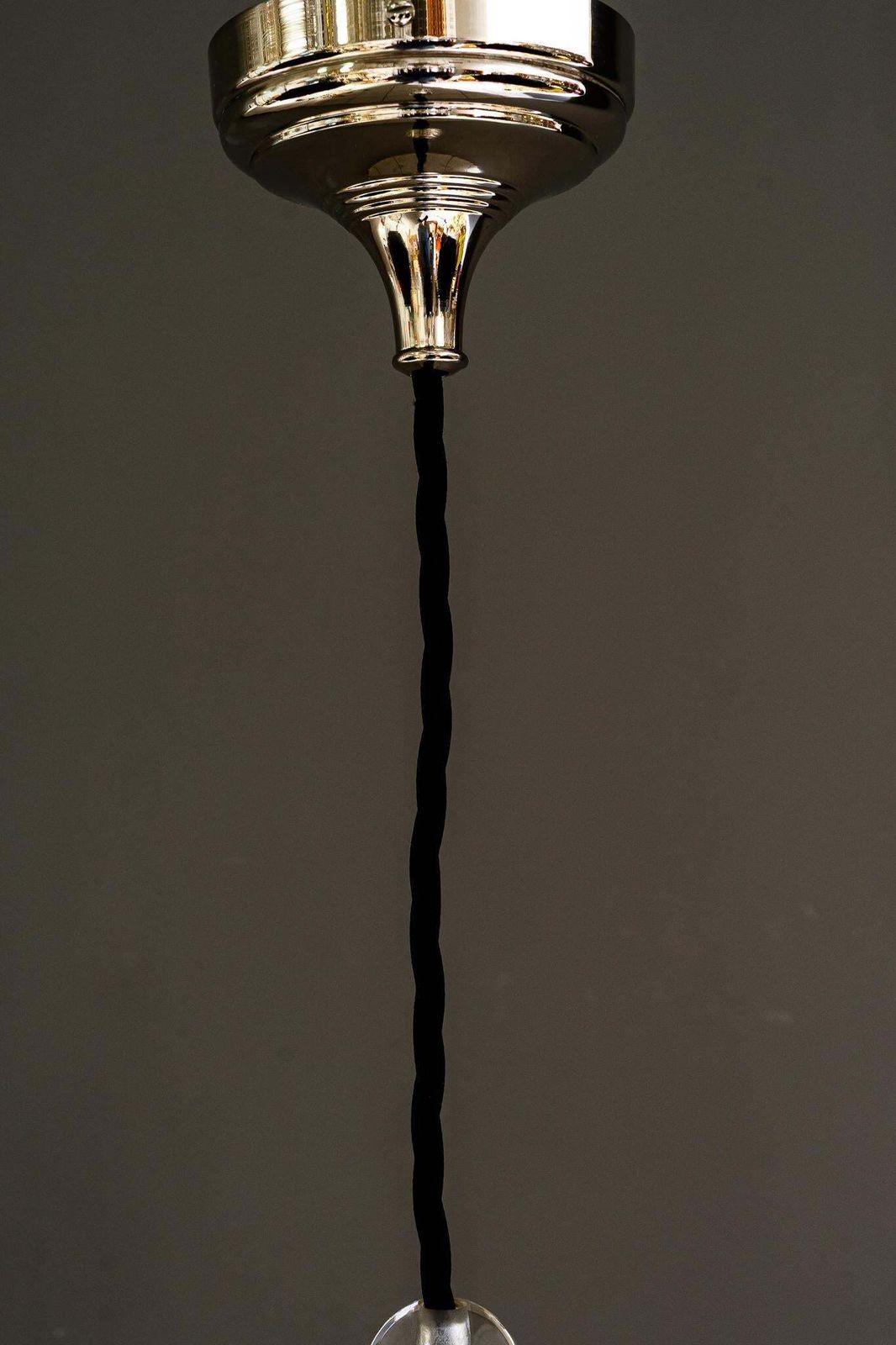 photo furniture 6x Nickel Plated Art Deco Pendants With Glass Sticks Vienna Around 1920s