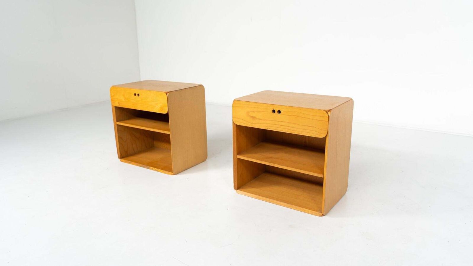 Mid Century Nightstands/ Sidetables By Derk Jan De Vries For Domus, 1960s photo Furniture