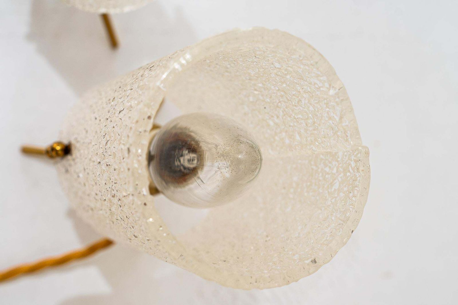 2x Rupert Nikoll Table Lamps With Lucite Shades Vienna Around 1960s photo vinterior