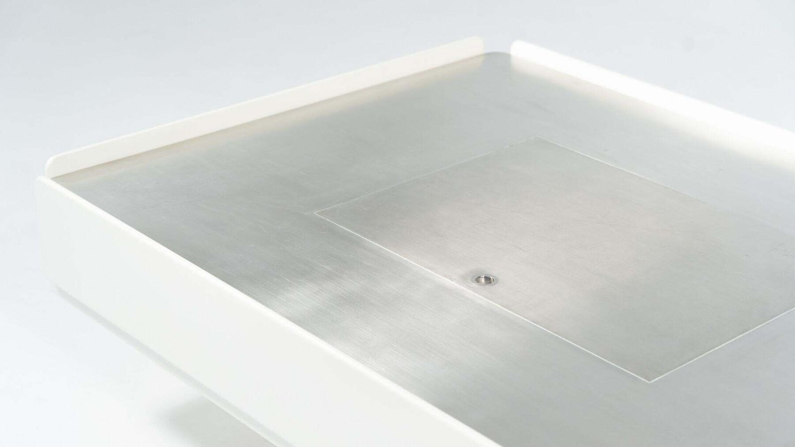 White Caori Coffee Table By Vico Magistretti For Gavina, Italy, 1960s photo for sale