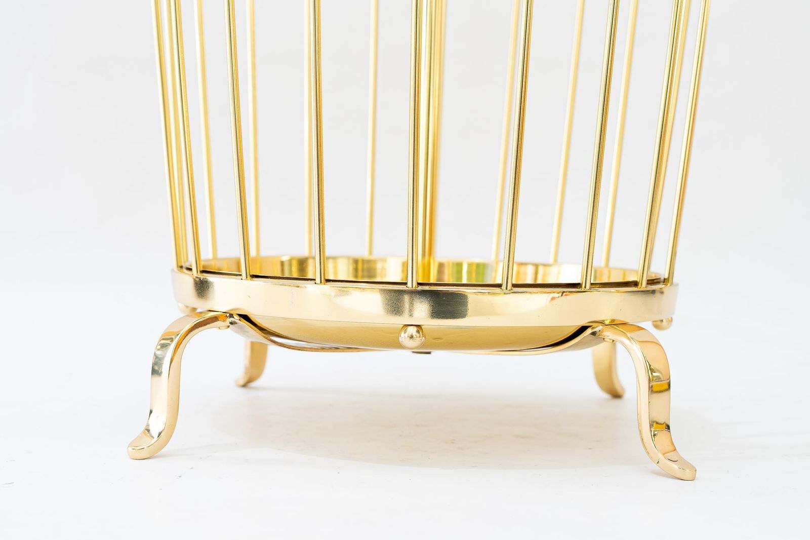 Big Brass Umbrella Stand Vienna Around 1950s photo Home Decor