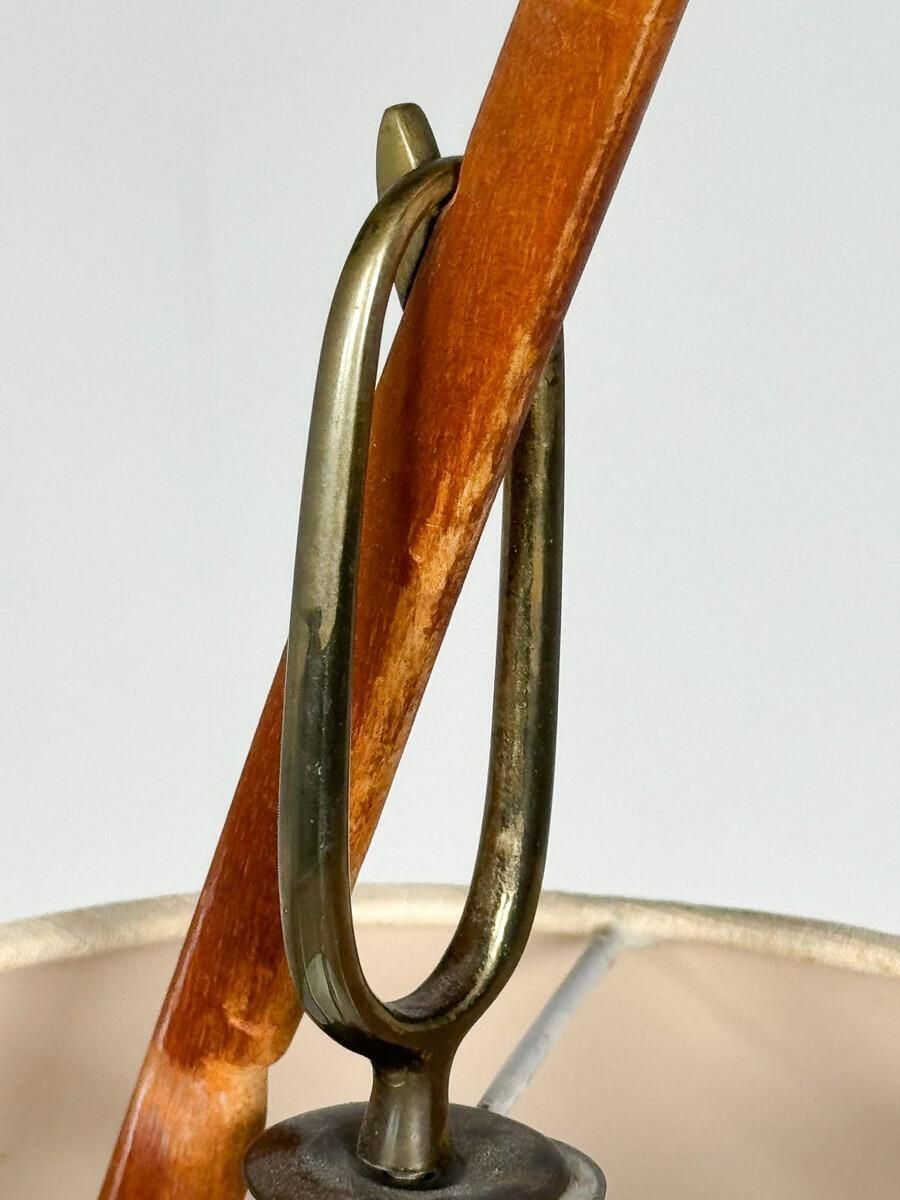 Mid Century Floor Lamp Model 2076 "Dornstab" By J.T Kalmar,  Austria, 1950s photo for sale