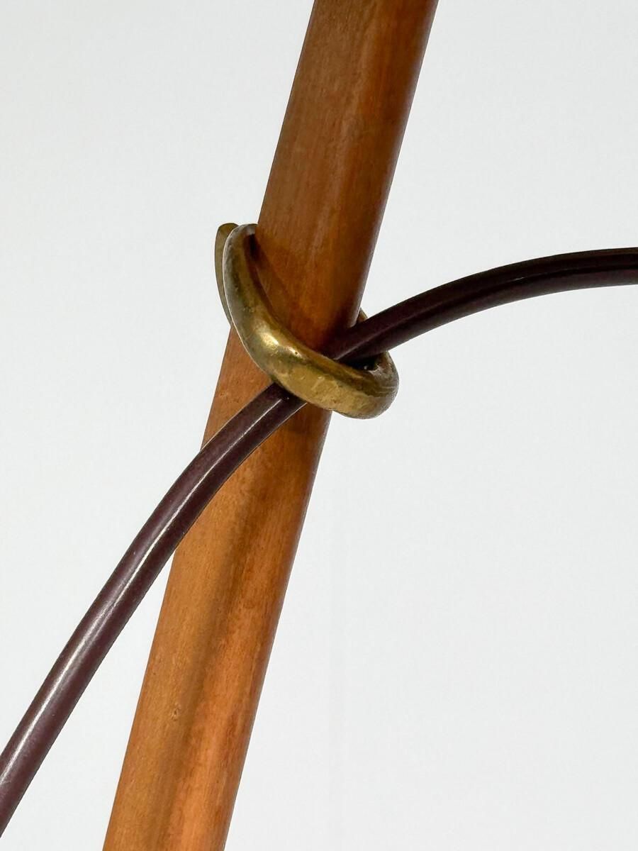 Mid Century Floor Lamp Model 2076 "Dornstab" By J.T Kalmar,  Austria, 1950s photo Lighting