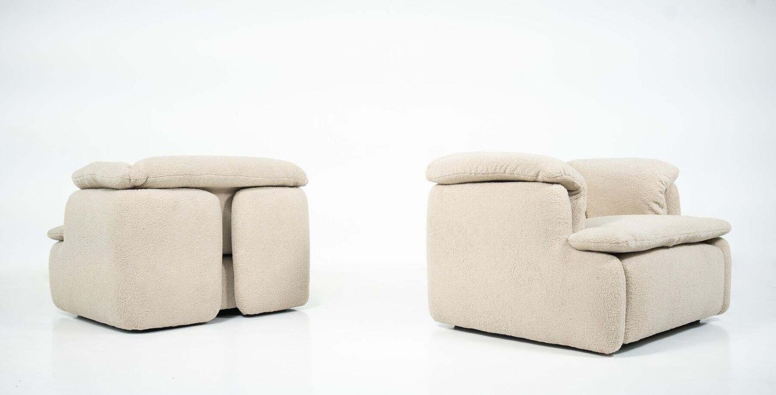 Mid Century Modern Pair Of Armchairs   New Upholstery photo 4991.0