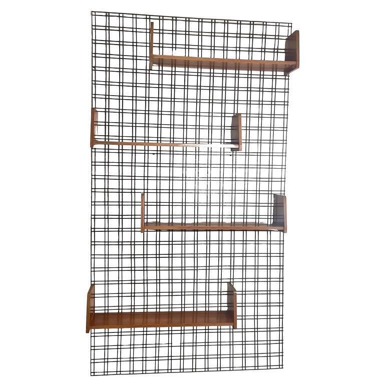 Wall Unit In The Style Of Gio Ponti, Studio Pfr, Italy, 1950s