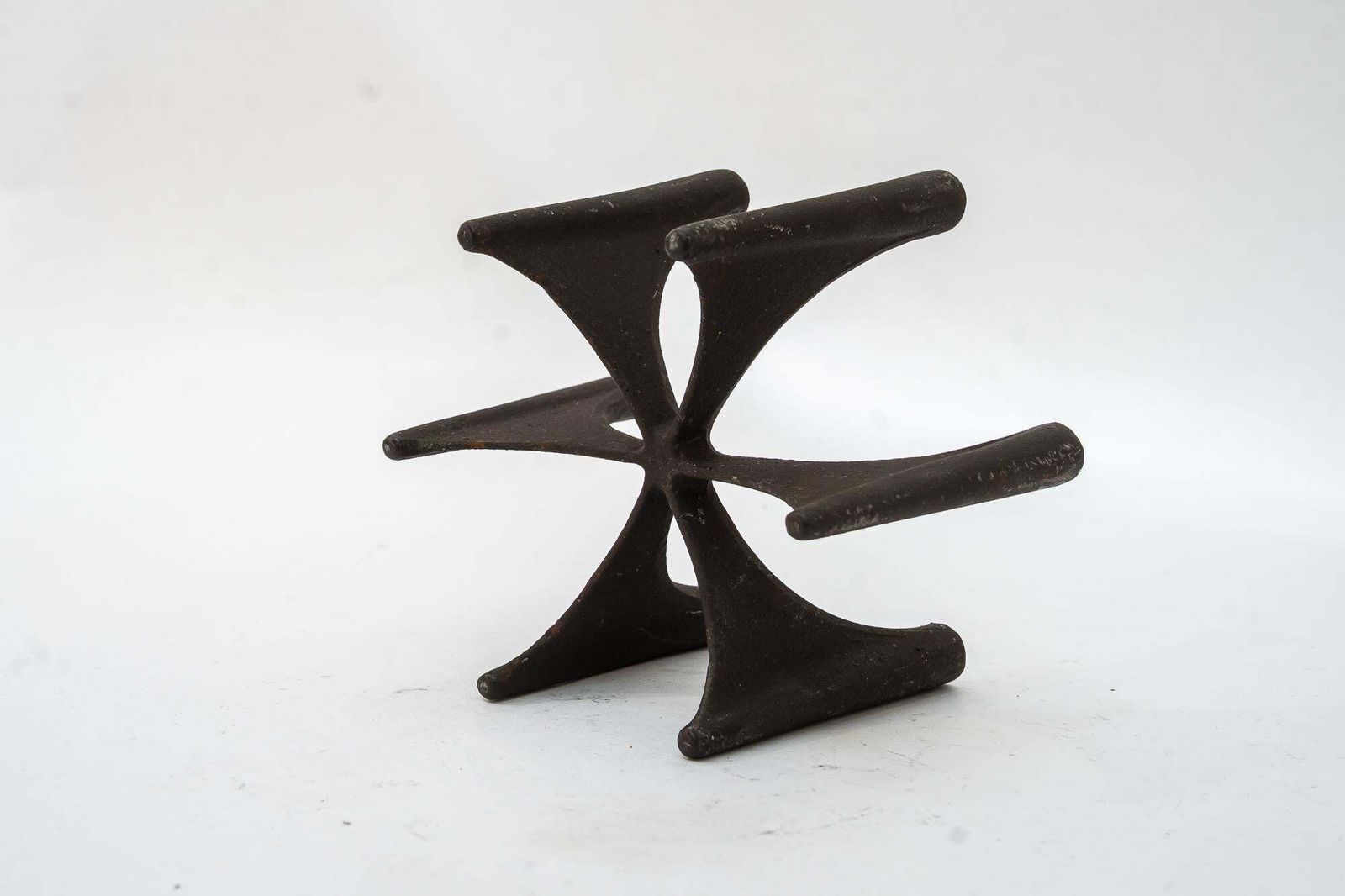Danish Modern Dansk Modell 1735 Iron Arch Candelabra By Ibr Börje Borge Rajalin photo 265.0