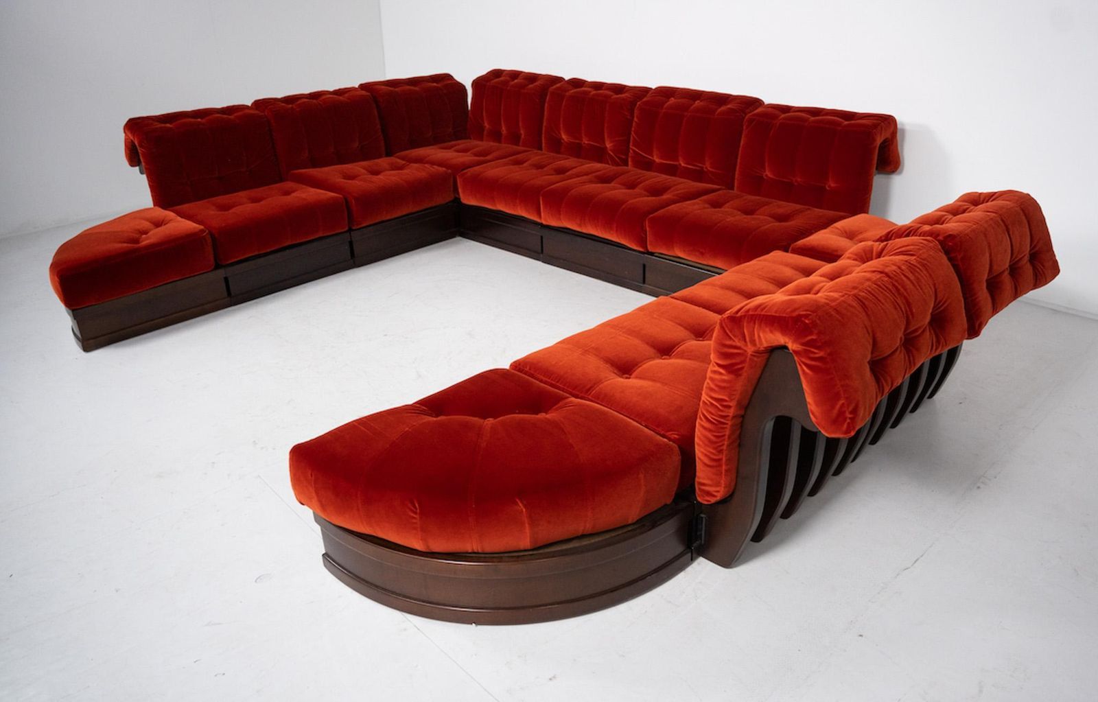 "Can Can" Modular Sofa By Luciano Frigerio For Frigerio Di Desio, 1970s photo for sale