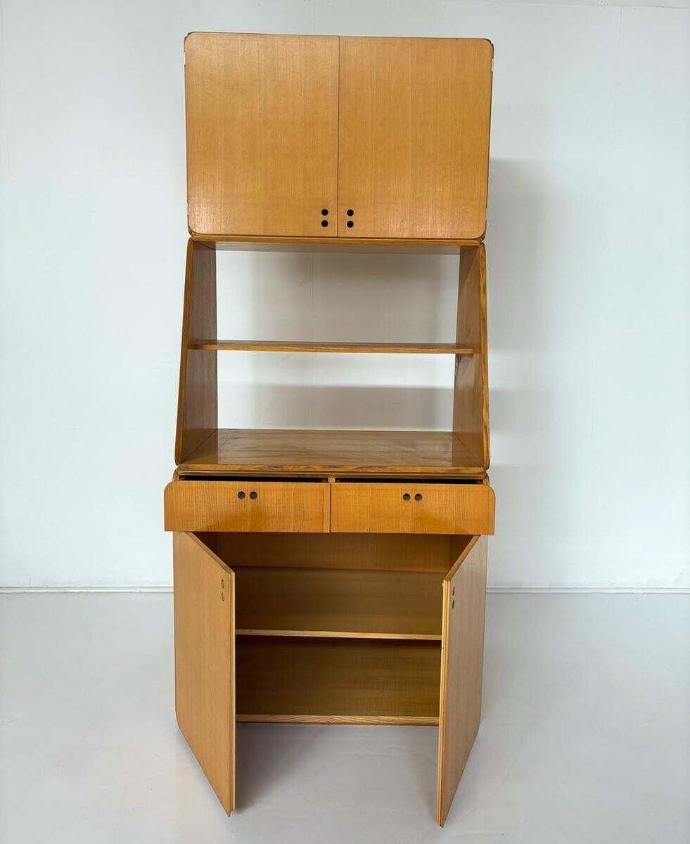 Mid Century Wooden Cabinet By Derk Jan De Vries, 1960s photo furniture