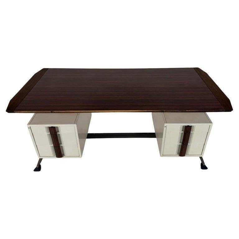 photo furniture Mid Century Desk By Giaiotti, Italy, 1960s