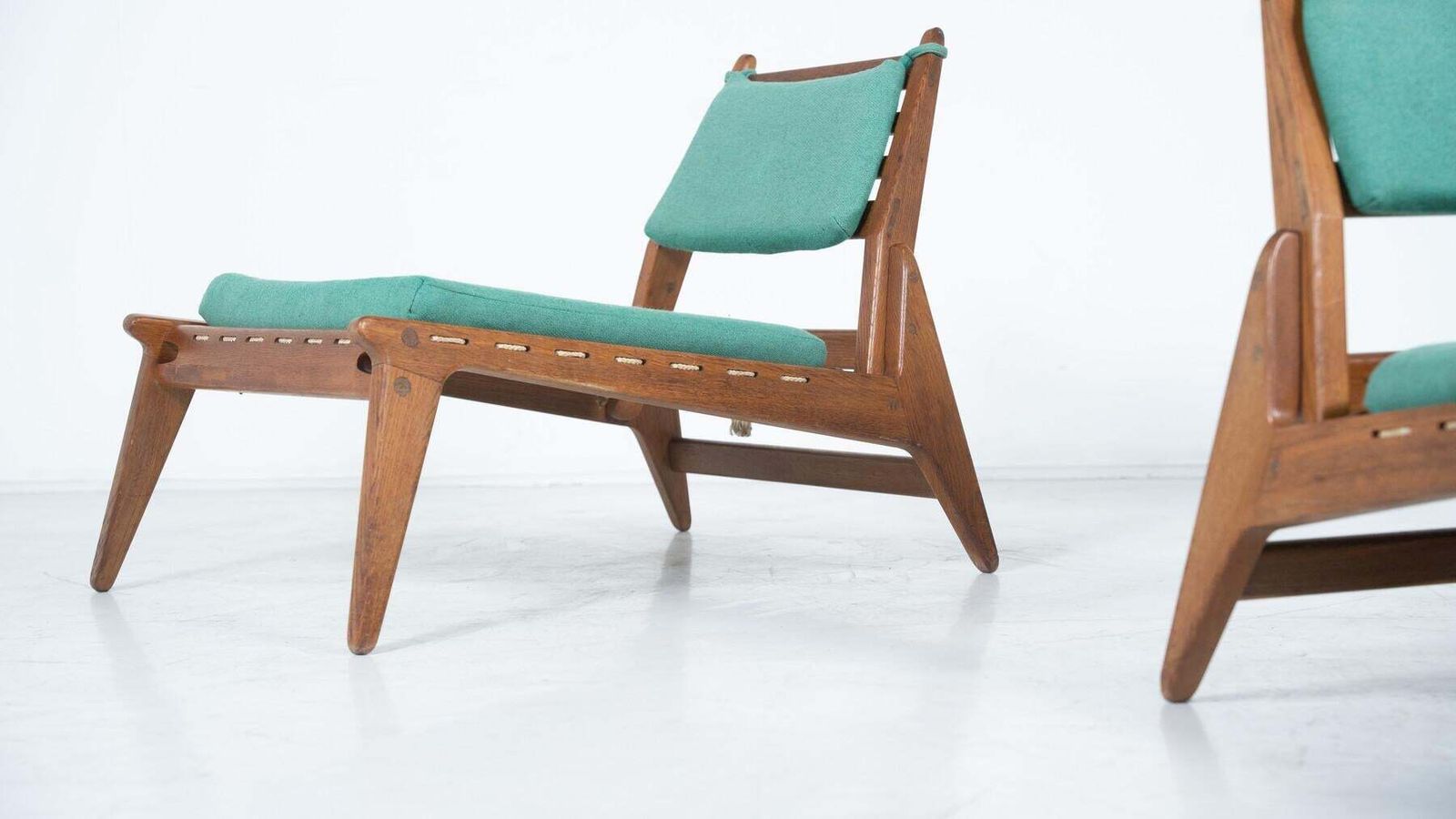 Set Of Hunting Chairs By Heinz Heger And Annaberg Buchholz, Former Gdr, 1960s photo vinterior