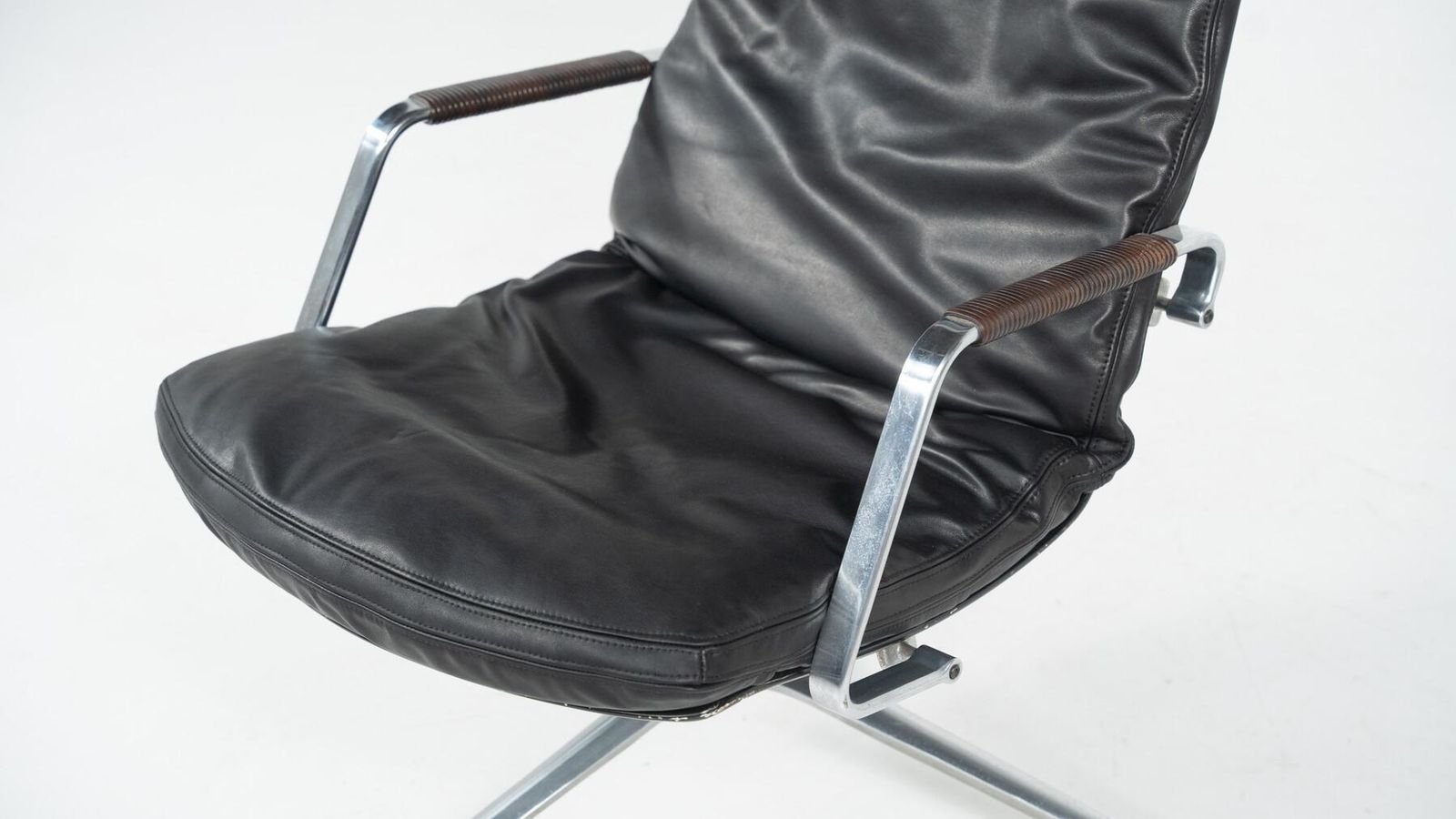 Desk Chair Fk 86 By Preben Fabricius & Jørgen Kastholm For Kill International photo vintage