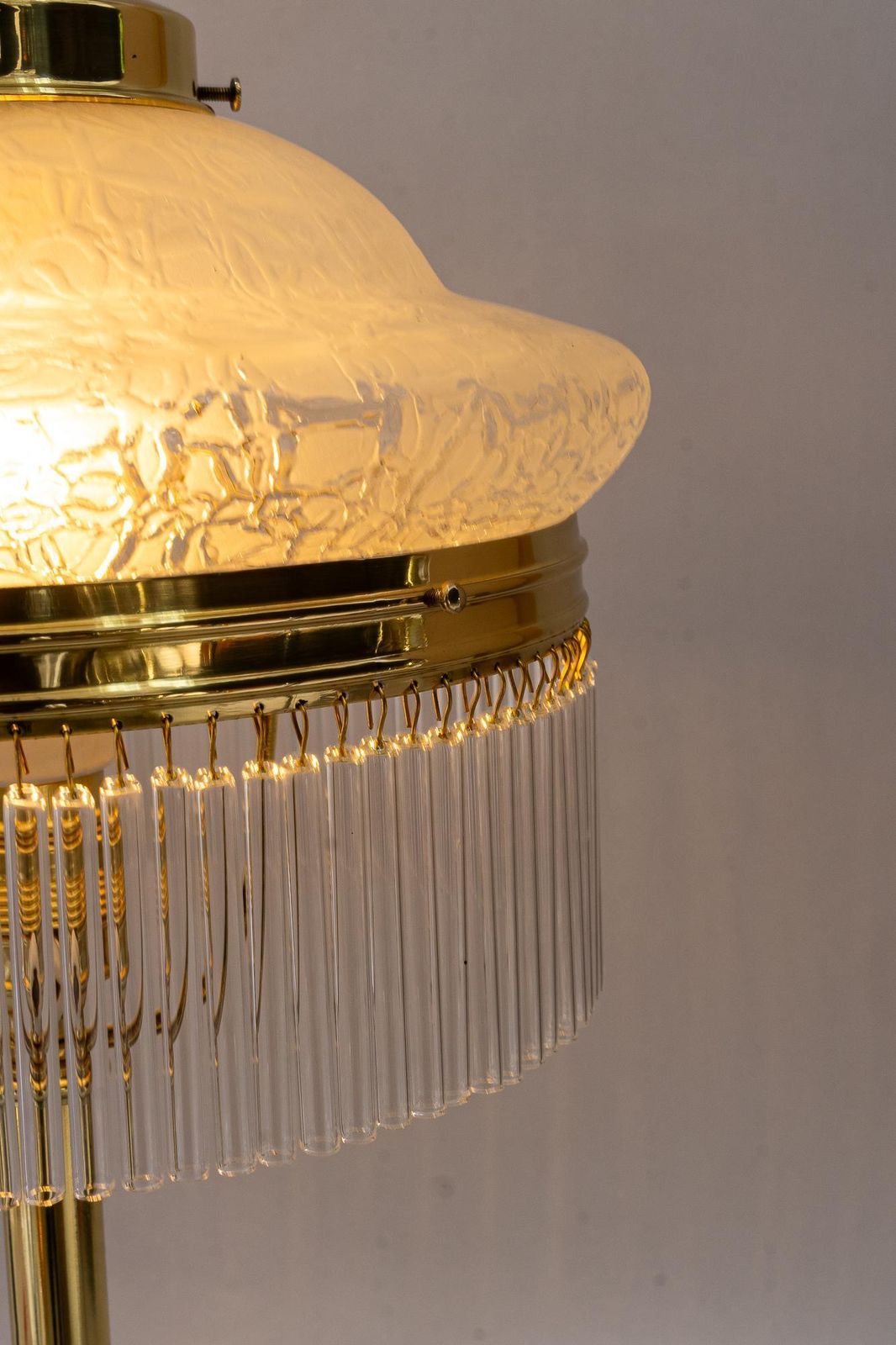 photo buy Art Deco Table Lamp With Glass And Glass Sticks Vienna Around 1920s