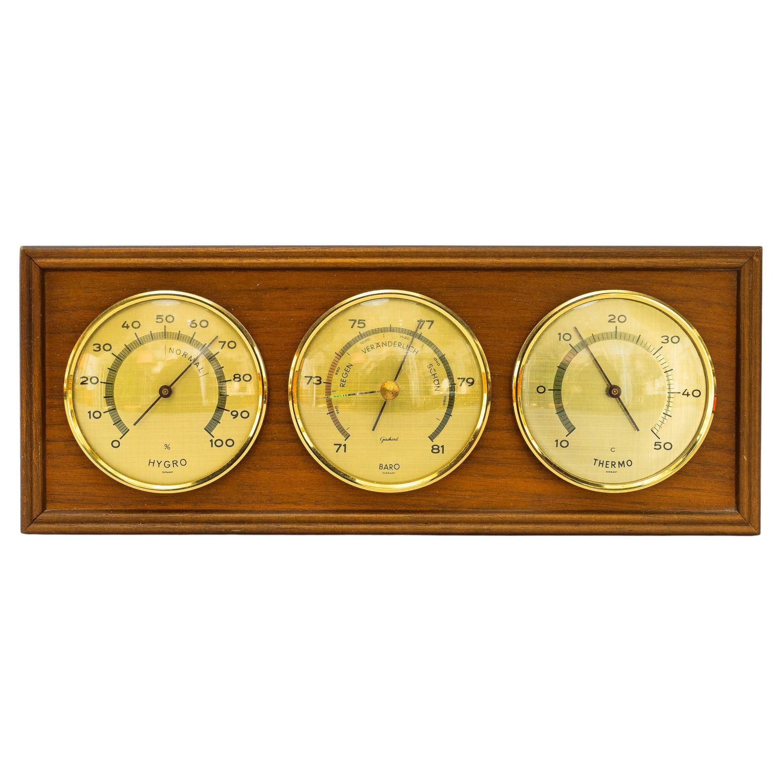 Barometer Weather Station Vienna Around, 1970s