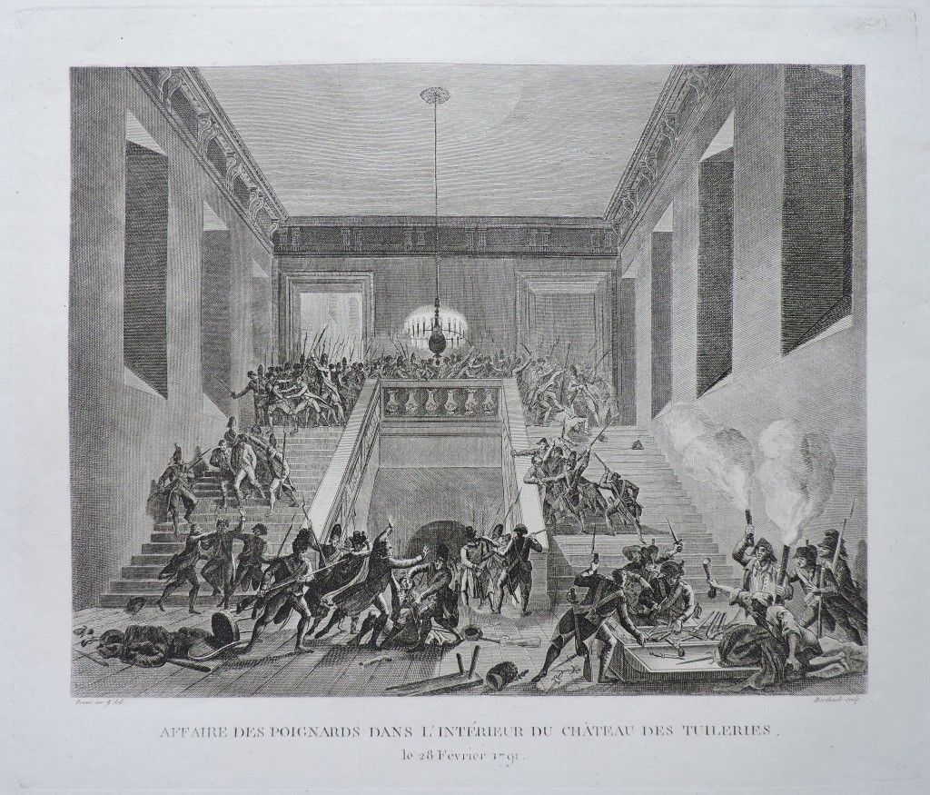 "Case Of The Daggers In The Interior Of The Tuileries Castle, February 28, 1791"