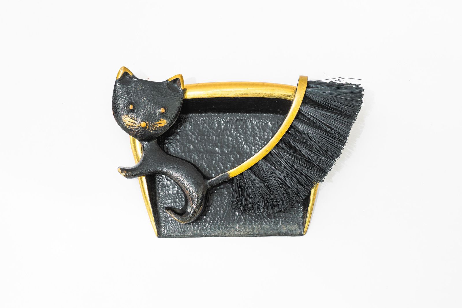 Walter Bosse Cat Crumbs Table Cleaning Set For Hertha Baller, Austria, 1950s photo vintage