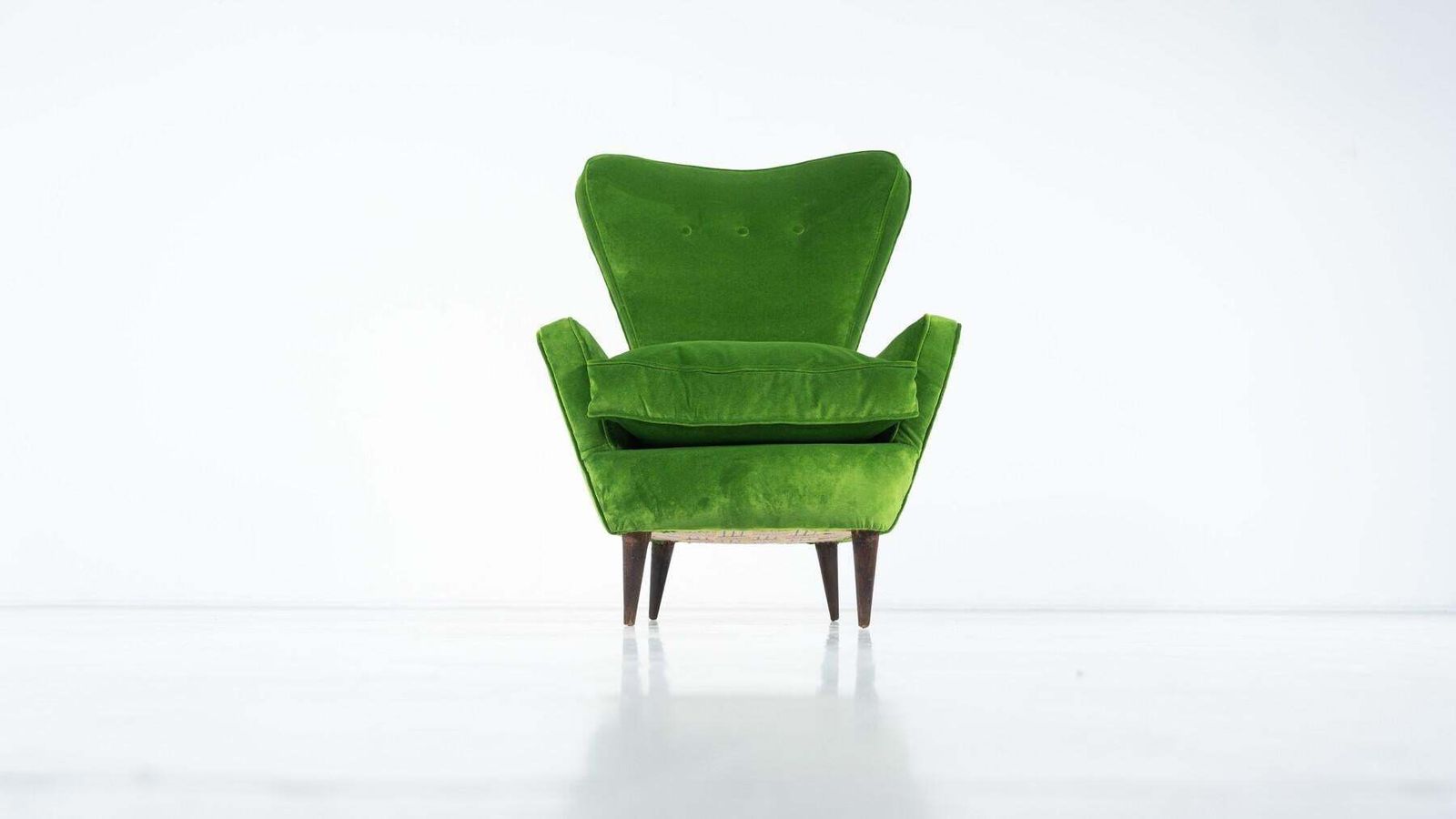 photo for sale Modern Pair Of Armchairs By Emilia Sala And Giorgio Madini   New Upholstery