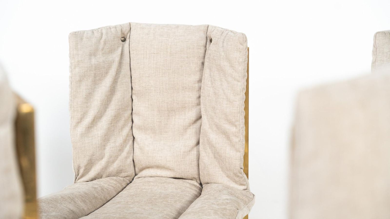 Mid Century Modern Set Of 10 Chairs By Romeo Rega, Italy, 1970s   New Upholstery photo Furniture