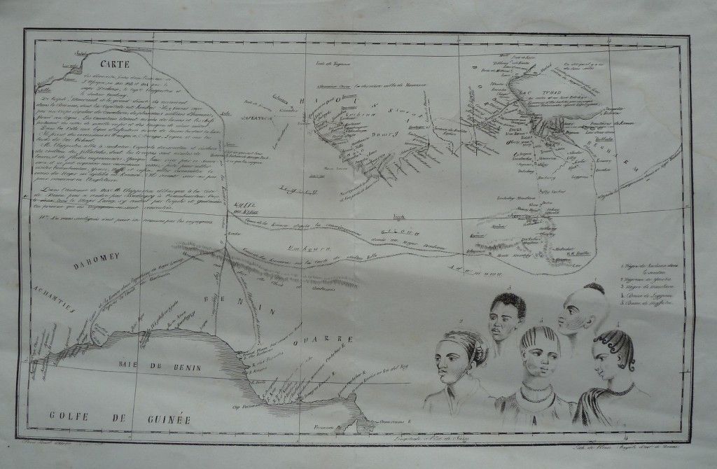 Map Of Discoveries Made In The Interior Of Africa