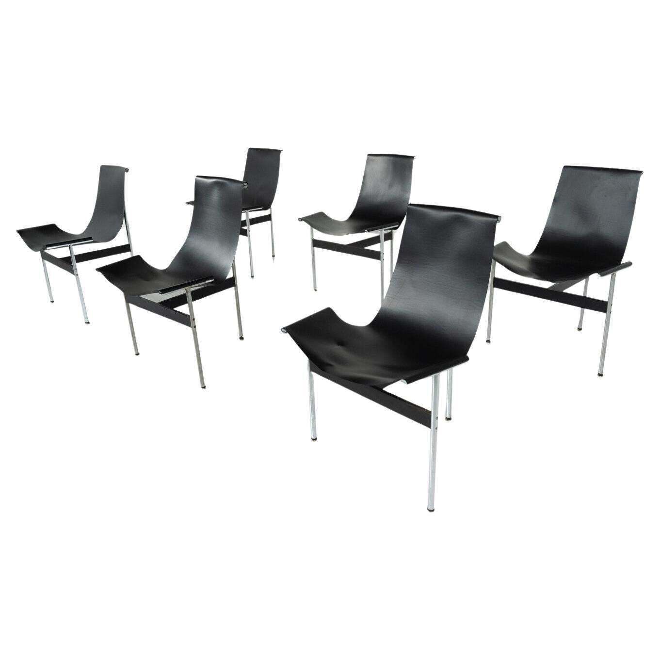 Set Of 6 "T" Chairs By Douglas Kelly, Ross Littell And William Katavolos, 1950s