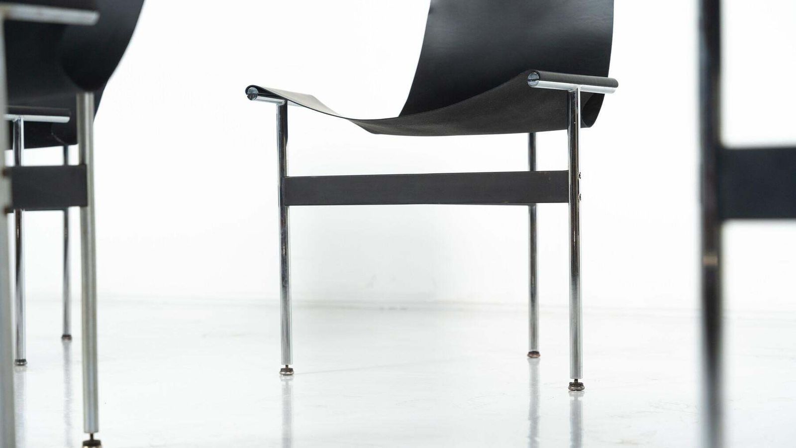 Set Of 6 "T" Chairs By Douglas Kelly, Ross Littell And William Katavolos, 1950s photo buy