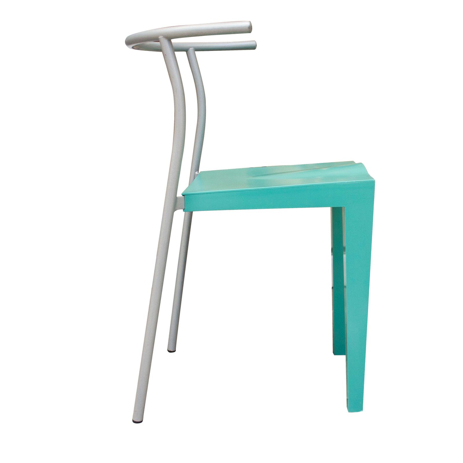 Phillippe Stark DR.Glob Turquoise Set Of Chairs, Italy, 1988 photo Furniture