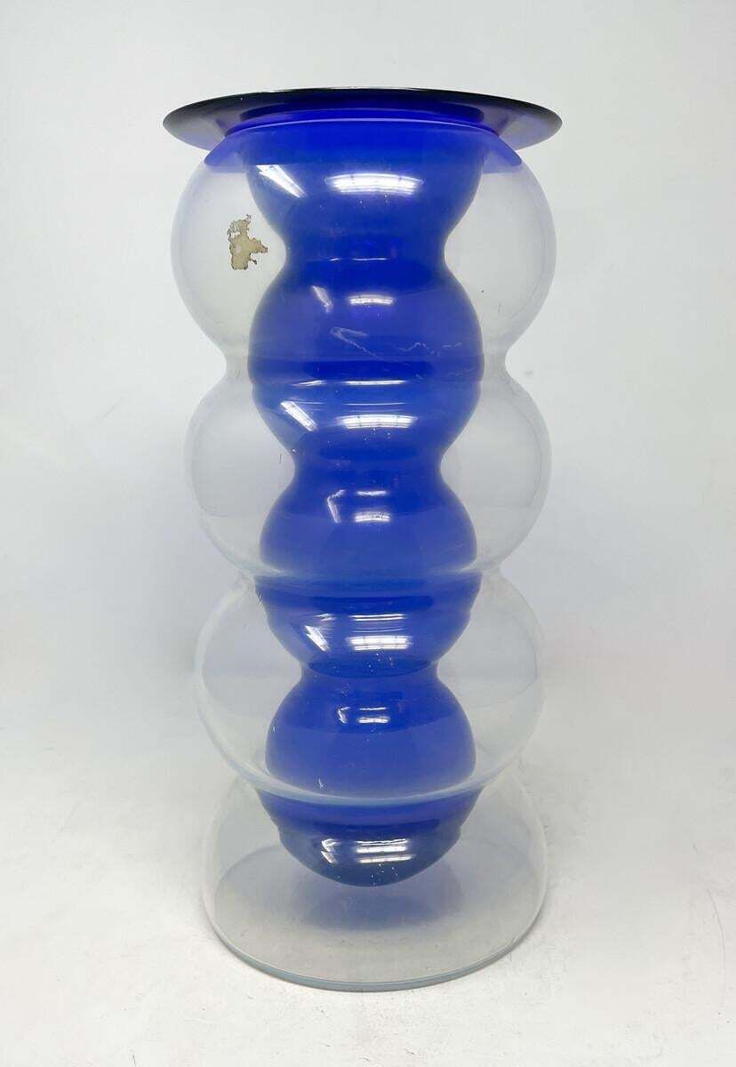 Mid Century Modern Murano Glass Vase By Carlo Nason, 1960s. photo for sale