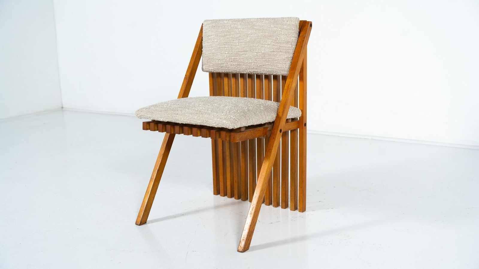 photo vinterior Mid Century Modern Dining Table Set " Millepiedi" By Tito Pinori, 1970s