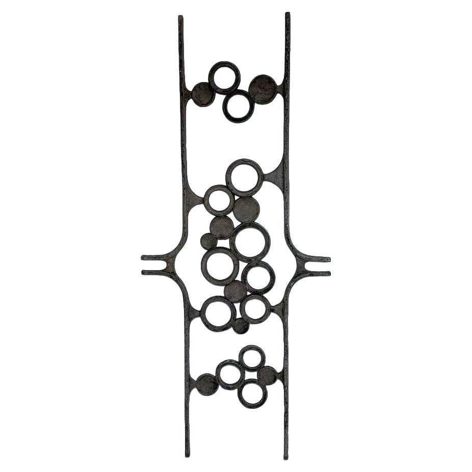 Mid Century Modern Brutalist Wall Mounted Sculpture, 1960s