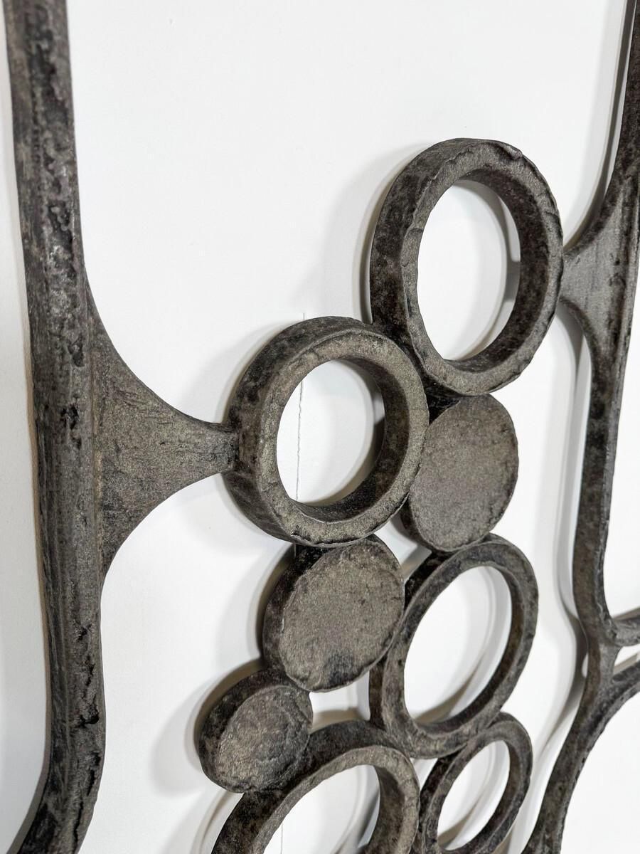 Mid Century Modern Brutalist Wall Mounted Sculpture, 1960s photo Art