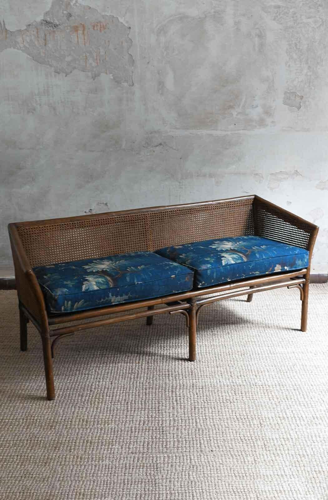Furniture Living Room Set In The Style Of Mcguire San Francisco 1970 photo