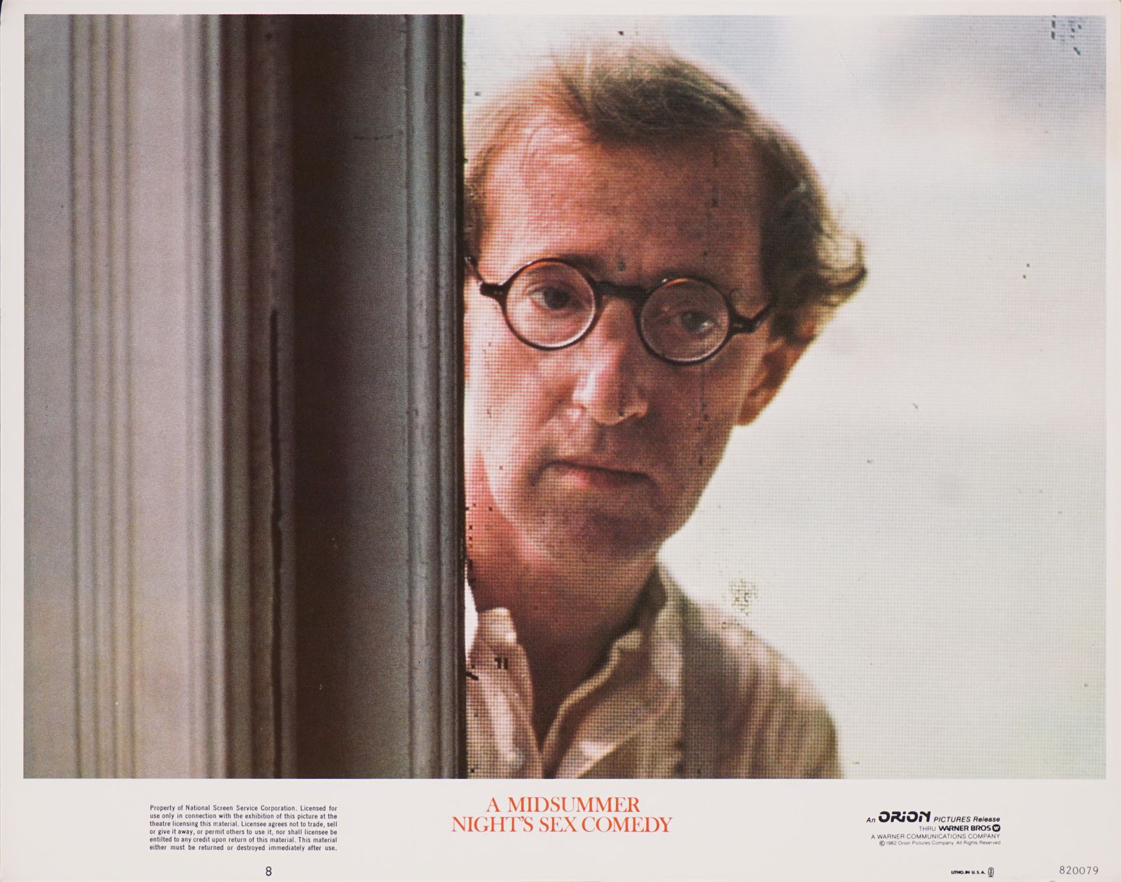 Unknowna Midsummer Night’s Sex Comedy (1982) – Original Lobby Card, Directed By Woody A1982