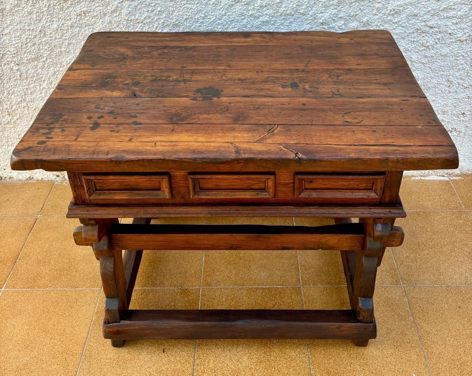 Vintage Pine Work Table, 1940s photo Furniture